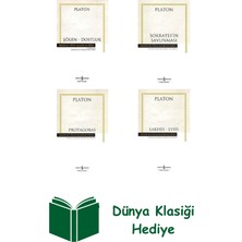 İş Bankası Kültür Yayınları Platon 4 Kitap Seti + Dünya Klasiği Hediye