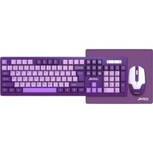 Sarftech Kablosuz 3in1 Set Ergonomik Klavye Mouse Mousepad Set -2.4ghz USB Alıcılı Sessiz Klavye Seti