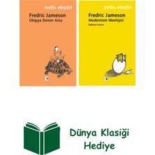 Metis Yayınları Fredric Jameson 2 Kitap Seti + Dünya Klasiği Hediye