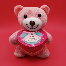 Ozkr Store Hediyelik Pembe Kutulu Ayıcık