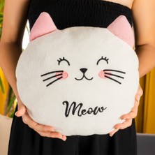 Mabelme Store Peluş Kedi Yastık
