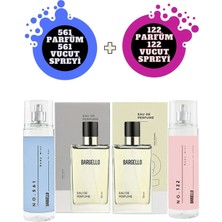 Bargello 122 Oriental Kadın + 561 Fresh Erkek Parfüm Seti ve Vücut Spreyleri