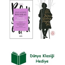Jean - Jacques Rousseau 2 Kitap Seti + Dünya Klasiği Hediye