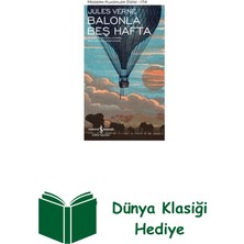 İş Bankası Kültür Yayınları Balonla Beş Hafta - Modern Klasikler 174 + Dünya Klasiği Hediye