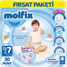 Molfix 7 Beden Bebek Bezi Fırsat Paketi 30 Adet