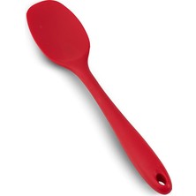 Delixa Dailytools Ergonomik Silikon Kaşık Kırmızı Renk Mutfak Gereçleri