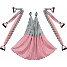 Yogabu Yoga Hamak ve Montaj Aparatı-Pembe Gri
