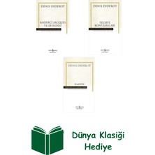 İş Bankası Kültür Yayınları Denis Diderot 3 Kitap Seti + Dünya Klasiği Hediye