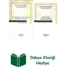 İş Bankası Kültür Yayınları Jean - Jacques Rousseau 2 Kitap Seti + Dünya Klasiği Hediye