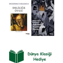 Can Yayınları Desiderius Erasmus 2 Kitap Seti + Dünya Klasiği Hediye