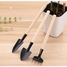 Mabelme Store Mini Ahşap Hobi Bahçe Seti 3 Adet