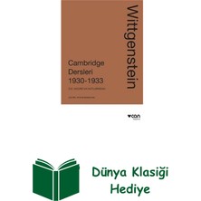 Can Yayınları Wittgenstein: Cambridge Dersleri 1930 - 1933 + Dünya Klasiği Hediye