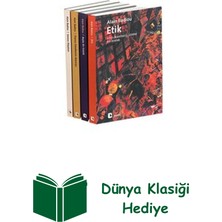 Metis Yayınları Alain Badiou Seti - 4 Kitap Takım - Hediyeli + Dünya Klasiği Hediye