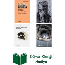 Metis Yayınları Alain Badiou 4 Kitap Seti + Dünya Klasiği Hediye
