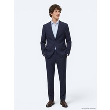 Kip Lacivert Mikro Regular Fit %100 Yün Takım Elbise