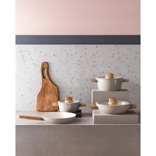 Madame Coco Celeste 7 Parça Tencere Seti - Soft Gri