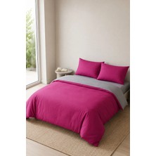 Bella Home Düz Renk Nevresim Takımı - Kutulu - Desensiz - Solmaya Dayanıklı - Canlı Renkli - Hassas Tuşeli - Yumuşak - 80% Pamuk 20% Polyester - 200 x 220 cm