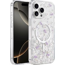 Motto Ticaret Mey Ithalat®   iPhone 16 Pro Max Misk Simli Magsafe Kapak - Desen 2