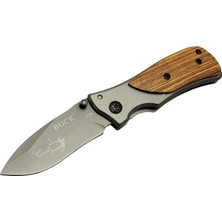 KSB Store Family X35 Kahverengi Kamp Çakı 15CM- Manuel, Kemerlikli, Ahşap Sap