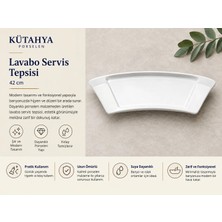 Kütahya Porselen Tavola Servis Tepsisi 42 Cm