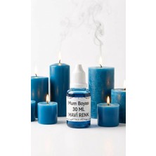 ElHobi Sıvı Mum Boyası - Mavi - 30 ml