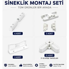 Belirtilmemiş 17 -25 Menteşeli Sineklik Tamir Takımı 3 Takım