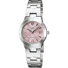 Casio LTP-1241D-4ADF Kadın Kol Saati Gri İyon Kaplama Suya Dayanıklı 1 ATM Günlük Kullanım İçin