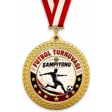 Lider Baskı 10 Adet Futbol Turnuvası Şampiyonu Madalyası - Dijital Baskılı  Madalya