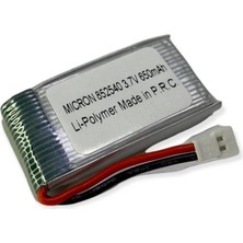 Micron Polimer Lipo 3.7 V 1s Lipo Batarya-Pil 650 Mah 25C