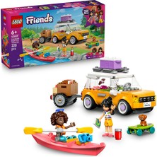 Delixa Friends Arkadaşlık Seyahat Arabası 42659-6 Yaş ve Üzeri Kız ve Erkek Çocuklar Için 2 Mini Bebek ve 1