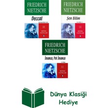 Say Friedrich Nietzsche 3 Kitap Seti + Dünya Klasiği Hediye