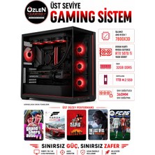 Özlen XXL24 RYZEN 7 7800X3D RTX 5070 Ti 16GB 32GB DDR5 RAM 1TB M.2 SSD Üst Seviye Oyuncu Bilgisayarı