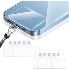 Delixa Telefon Ip Askılıklar Için Plastik Tutacak Bağlantı Parçası ŞEFFAF-AL4831 10 Adet