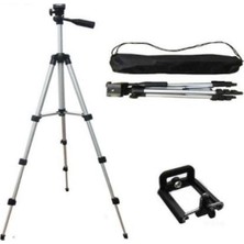 Delixa Katlanabilir Taşıma Çantalı Tripot Telefon Fotoğraf Makinesi Kamera Tutucu Ayak Tripod 105 cm