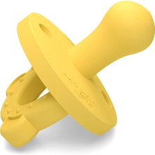 Delixa Lujo Bear Safejoy Silikon Emzik ve Diş Kaşıyıcı Stage 1 (0-6) - Lemon