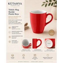 Kütahya Porselen Toledo Mug Bardak Pistole Boya