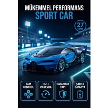 Farbu Oyuncak Bugatti Tasarımlı 1:14 Ölçekli 5 Kanal Uzaktan Kumandalı Şarjlı Spor Model Yarış Arabası