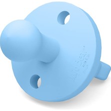 Delixa Lujo Bear Safejoy Tıbbi Silikon Emzik ve Diş Kaşıyıcı Stage 1 (0-6 Ay) - L.blue