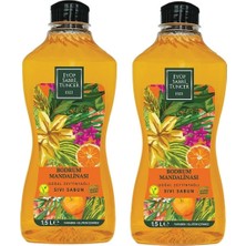 Delixa Bodrum Mandalinası Doğal Zeytinyağlı Sıvı Sabun 1500 ml x 2