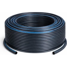 Delixa Termo Kauçuklu Bahçe Hortumu 100 Metre Dayanıklı 3 Katlı Sağlam Su Sulama Yıkama Hortum 12.5 mm 1/2"