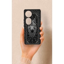 Vip Case Vivo V40 Uyumlu Etnik Kurt Desenli Silikon Kılıf