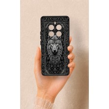Vip Case Realme 12 Pro Uyumlu Etnik Kurt Desenli Silikon Kılıf