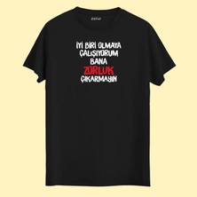 DEFAS Espirili BASKILAR-BEYAZ-%100 Pamuk-Regular-Bisiklet Yaka-Trend T-Shirt-Baskılı Tişört