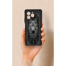 Vip Case Omix X7 Uyumlu Etnik Kurt Desenli Silikon Kılıf