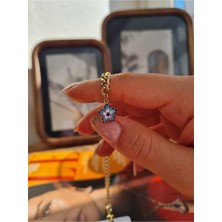 Xuping Jewelry Modern Gold Yıldız Taş Detaylı Zincir Bileklik