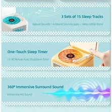 Mabelme Store Nostalji Mini Plak Görünümlü Radyolu Bluetooth Hoparlör 3D Ses Dalgası Retro Müzik Plak Sarı