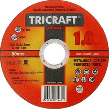 Tricraft 115X1X22.23 mm Inox Kesici 25 Adet