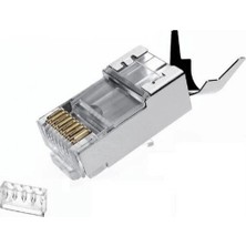 Voltaj Cat7 RJ45 Plug Ethernet Ağ Kablosu Konnektörü