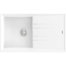 Teka Stone 50 B-Tg Beyaz Granit Evye