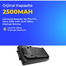 Ümit Maker Samsung Bespoke Jet Plus Pro Extra 2500 Mah 25.2V Dikey Süpürge Batarya
